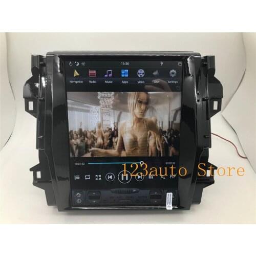 12.1 Vertical screen Tesla Style Android 9.0 auto Car DVD GPS Navigation Player for Toyota Fortuner 2016 2017 2018 2019 2020