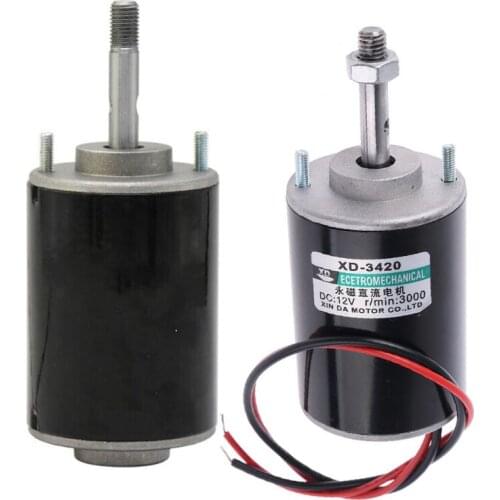 12/24V 30W Permanent Magnet Electric DC Motor High Speed CW/CCW For DIY Generator Dropshipping 63HF