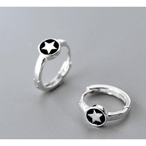 2020 New Design 925 Sterling Silver Star Clip Earrings For Women Fashion Jewelry