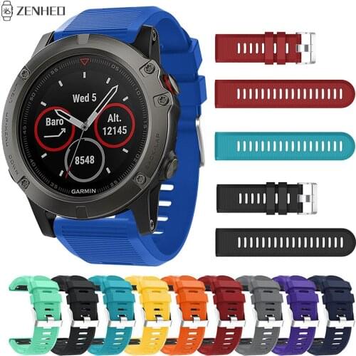 26mm Silicone Quick Release strap For Garmin Fenix 5X/5X Plus frontier/classic bracelet For Garmin Fenix 3/3 HR Smart Watch band