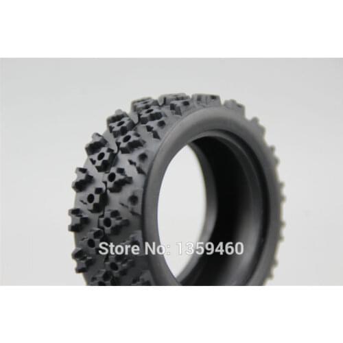 4pcs RC Model Car 1/10 Rubber Tires Tyre Rally Tire fits for 1:10 Touring Car 1/10 Tire 21105