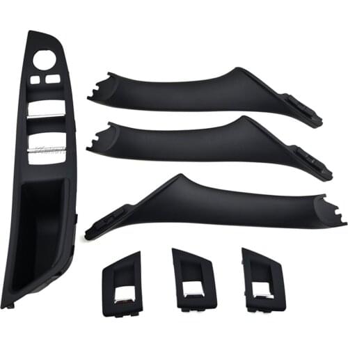 Car Interior Accessories Left Hand Drive LHD Car Inner Door Armrest Handle Panel Pull Trim Cover For BMW 5 Series F10 F11 F18
