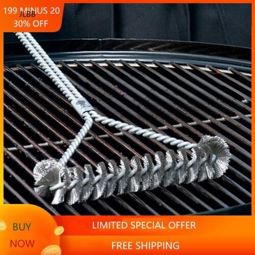 Accessories BBQ Grill Brushes Barbecue Kit Cleaning Brush Stainless Steel Cooking Tools Barbecue Kitchen Wire Bristles Gadgets
