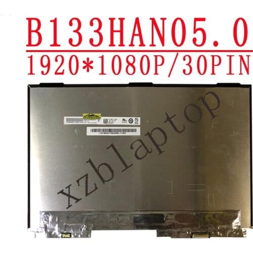 B133HAN05.0 13” inch 1920*1080 EDP IPS for DELL Laptop XPS 13 9370 13 7390 DP/N 0RN5TT DP/N 0WT1R3 FCCQ5Y2 06VG6 LED Display