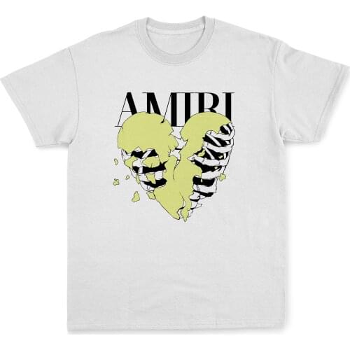 White T-shirt printed short sleeve