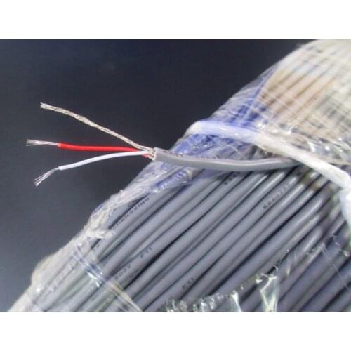 Free Ship 10m/lot 2core 3P anti-interference audio cable power amplifier stereo audio shielded wire DIY Sound system cables