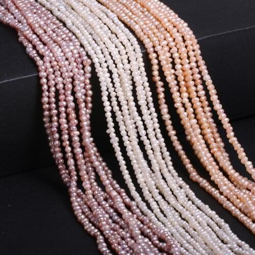 Natural Freshwater Pearl Beads Irregular 36cm Punch Loose Beads For Women DIY Necklace Bracelet Jewelry Making Accessories