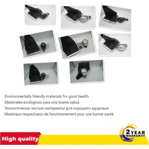 Fast shipping For Ford Focus 2 C-Max Kuga Fiesta New 5 Speed Manual Gear Shift Knob With Leather all model diameter hole 13mm