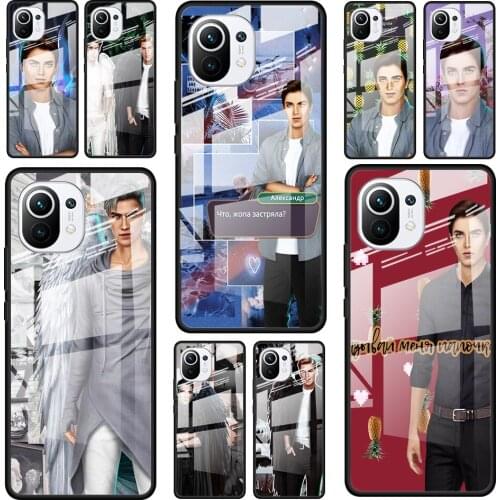 Romance Club for Xiaomi Mi 11 Ultra Lite 10T Note 10 9T Pro CC9 CC9E 5G Luxury Tempered Glass Phone Case Cover