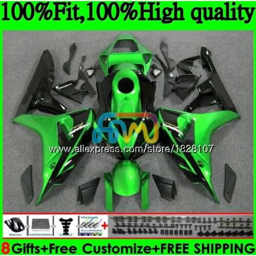 OEM Injection For HONDA CBR 1000RR 1000CC CBR1000RR 06 07 111BS.109 Green blk CBR 1000 RR CBR1000 RR 2006 2007 100%Fit Fairing