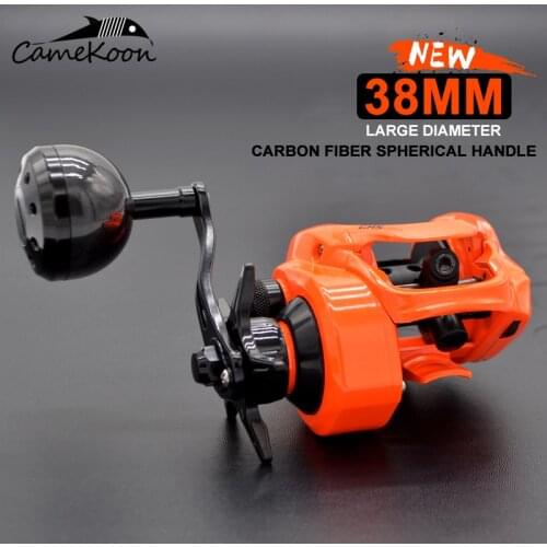CAMEKOON 5 Colors Baitcaster Reel 7.3:1 Magnetic Brake Baitcasting Fishing Coil 9KG Drag Power 8+1 BBs Low Profile Casting Reel