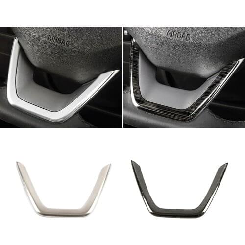 For Hyundai Creta IX25 2020 Steering Wheel Switch Button Frame Molding Cover Trim Interior Mouldings Stainless Steel Sticker