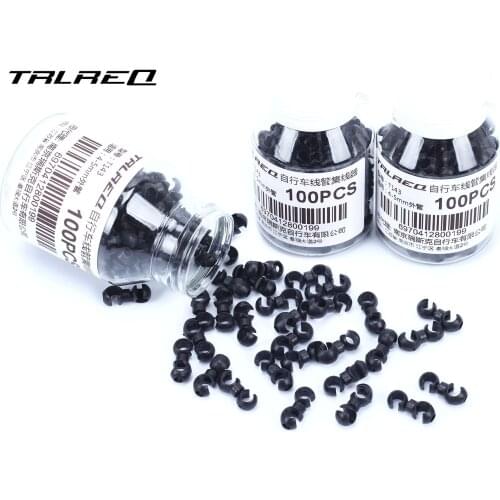 100Pcs MTB Bike Road Bicycle Cable Housing/Hydraulic Line Rotating S-Hooks Cross Hose Hooks For 4mm/5mm Housing Bicycle Parts