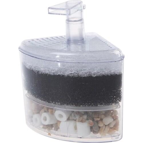 Practical Efficient Economy Corner In Tank Filters for Aquarium