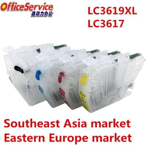 LC3617 LC3619 Empty refillable Ink Cartridge For Brother MFC-J2330DW MFC-J2730DW MFC-J3530DW MFC-J3930DW printer