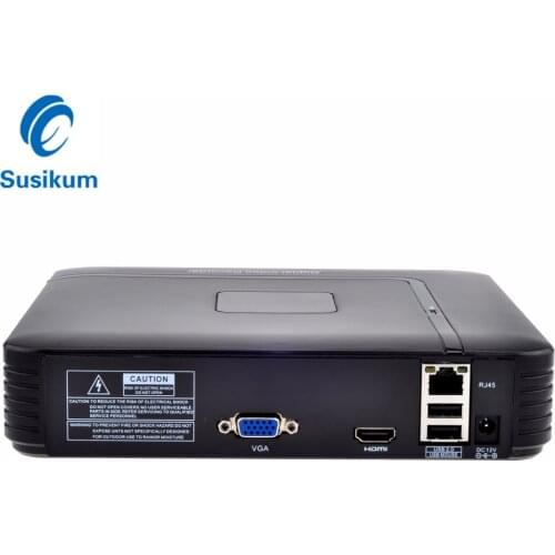 8CH 16CH 8MP Mini NVR H.265 HDMI VGA Video Output Security IP Network Video Recorder For IP Camera System