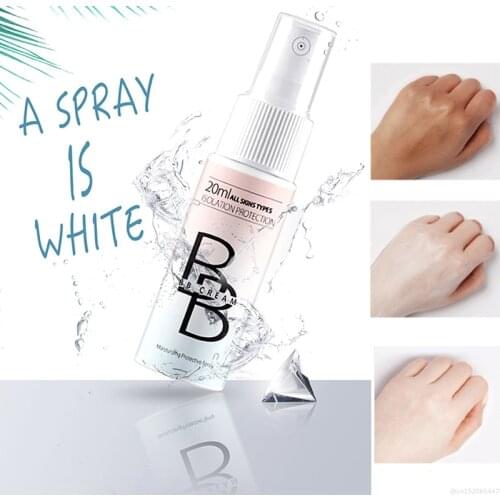 20ml BB Cream Concealer Portable Body Face Whitening Spray Cream Foundation Base Brighten Makeup Long Lasting Cosmetics TSLM1