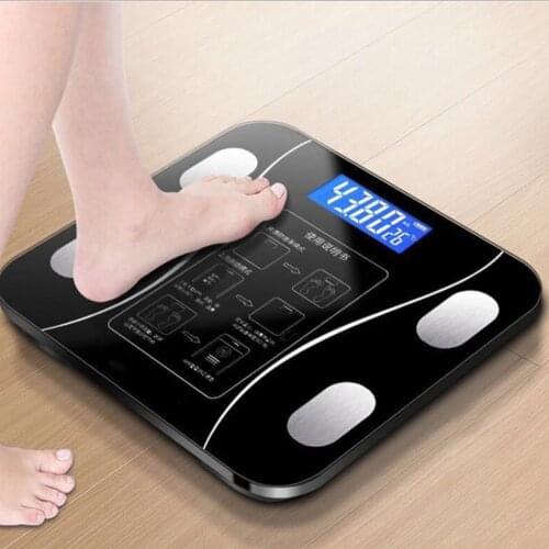 Body Fat Scale Smart Wireless Digital Bathroom Weight Scale Body Composition Analyzer With Smartphone App Bluetooth