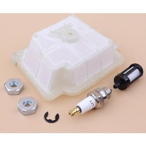 Air Fuel Filter Bar Nut Spark Plug Kit For Stihl MS341 MS361 MS 341 361 Chainsaw