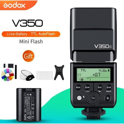 Godox V350C V350N V350S V350F V350O TTL HSS Camera Speedlite Flash Built-in Lithium Battery for Canon Nikon Sony Fuji Olympus
