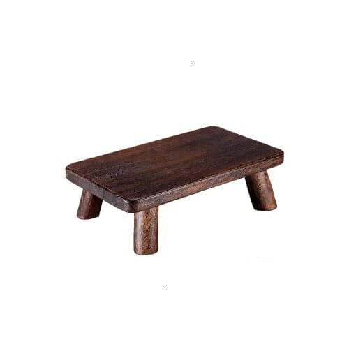 Japanese Style Burning Tung Tree Window Table Tatami Small Tea Table Solid Wood Tea Table On The Bed Desk Short Platform Tea