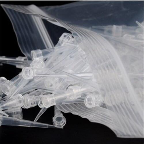 1000pcs/lot 100ul (200ul) disposable plastic pipette tips for Lichen Adjustable Micropipette Pipette