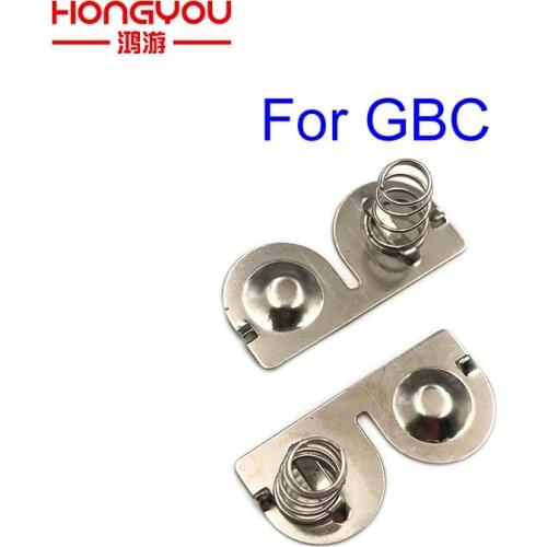200pcs Battery Terminals Spring Contacts Replacement for Nintendo Game Boy Color for GBC Battery Holder