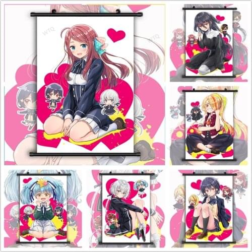 WTQ Zombieland Saga Sakura Ai Junko Saki Lily Yuugirl Tae Anime Manga Anime Posters Decor Wall Art Picture Room Decor Home Decor