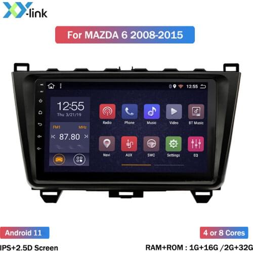 9 inch Android 8.1 Car Radio Audio Multimedia video Player GPS navigation For Mazda 6 Rui wing 2008 - 2015 system 2 din no dvd