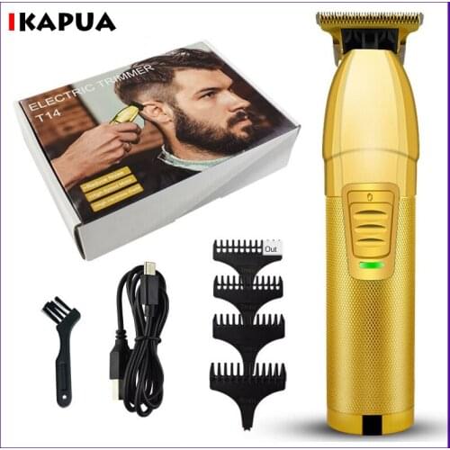 Cordless Outliner Hair Trimmer Professional Hair Clipper Beard Barber Shop Rechargeable Hair Cutting Machine Can Be Zero Gap