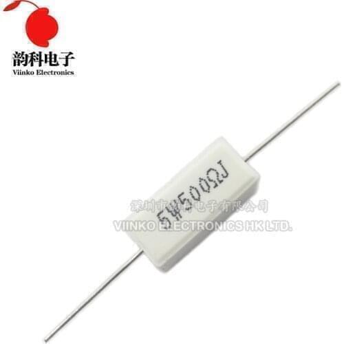 10pcs 5W 5% Cement Resistor Power Resistance 0.01R 0.05R 0.1R 0.15R 0.22R 0.25R 0.27R 0.01 0.05 0.1 0.15 0.22 0.25 0.27 ohm