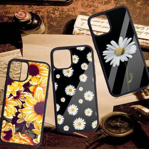 Sunflower daisy Phone Case PC for iPhone 11 12 pro XS MAX 8 7 6 6S Plus X 5S SE 2020 XR