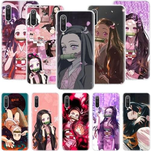 Demon Slayer Kamado Nezuko Phone Case For Xiaomi Redmi Note 10 9 8 Pro 9S 8 8T 7 6 5 6A 7A 8A 9A 9C 4X S2 K20 K30 Art Cover Coqu