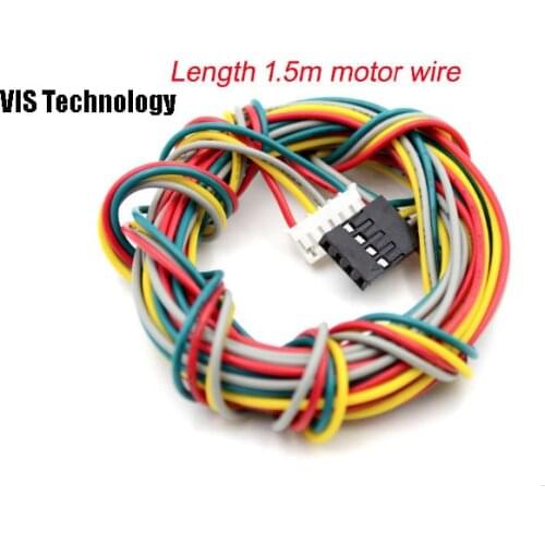 10pcs/lot Stepper Motor Cable 6pin PH2.0 to 4pin DuPont 4 lead wire 1m or 1.5m length Extension Cord