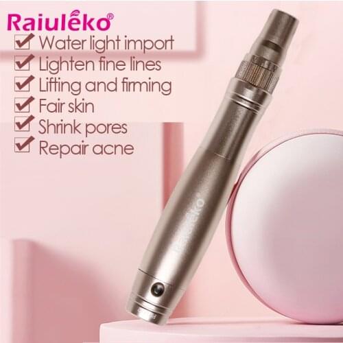 MYM Microneedling Pen Electric Micro Screw Needles Cartridge Tiny Needles Wireless Electric Skin Care Kit Microblading Tools