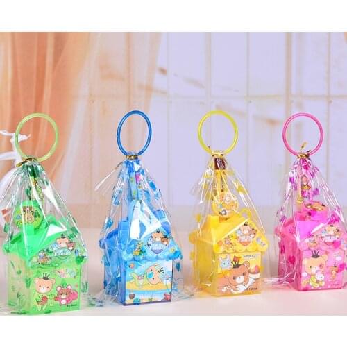 5 In 1 Childrens Cartoon Kawaii Stationery Set Creative Pen Holder Set Wholesale Kindergarten Student Supplies Learning Gifts