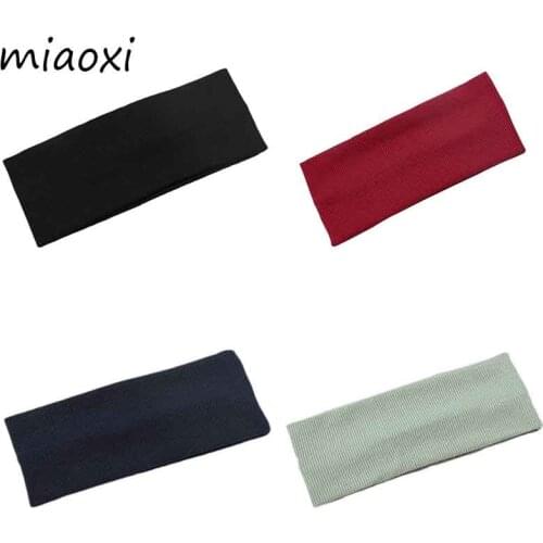 New Fashion Women Yoga Head For Girls Solid Sport Hair Accessories Head Wrap Bandana Headwear Adult Brand Hair band