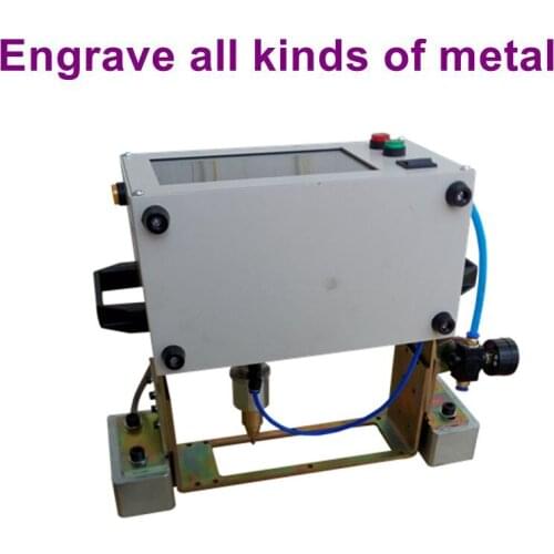 New Dot peen marking machine metal engraving machinery High quality electric marking machine metal engraver 140*40mm al in one