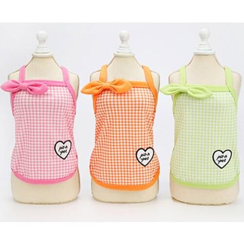 Dog Clothing Pet Products Cat Puppy Skirt Chihuahua Yorkshire Pomeranian Bichon Poodle Schnauzer Clothes Pet Dog Vest Dropship