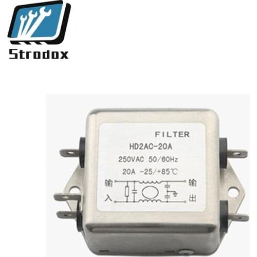 Power filter frequency converter unidirectional AC filter 220/380V anti-interference laser engraving machine accessories