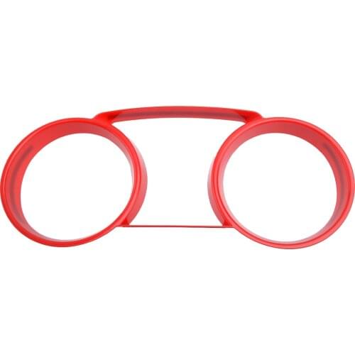 Console Dashboard Instrument Meter Ring Frame Cover Trim Decor ABS Red Fit for VW Golf MK7 MK7.5 2015 2016 2017 2018 2019 2020