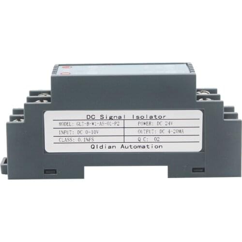 DC Current/Voltage Transducer Input 4~20mA/±2000V/ Output 0~5V/-0~10V/4~20mA Multiple Signal Customize Isolator Converter