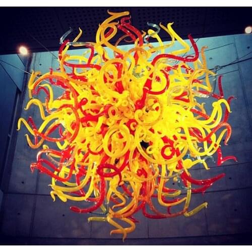 Industrial Pendant Light LED Bulbs Colorful Art Hand Blown Glass AC 110/120/220/240V