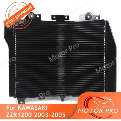 Radiator For Kawasaki ZZR 1200 2003 2004 2005 Cooling Cooler Motorcycle Replacement Accessories ZZR1200 03 04 05 Aluminum B