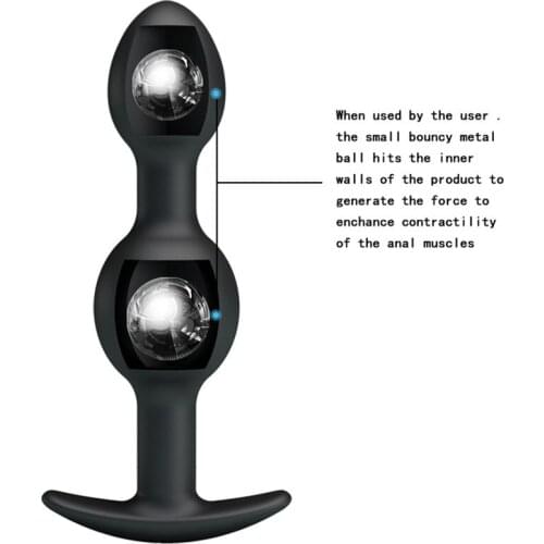 Dingye Silicone Anal Sex Toy Anal Ball Kegel Ball Butt Plug Prostate Massager