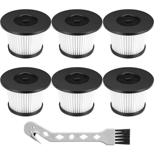 Replacement Filter Vacuum Cleaner Parts for MOOSOO K24 Wireless Handheld Vacuum Accessories,Filter Cleaning Brush