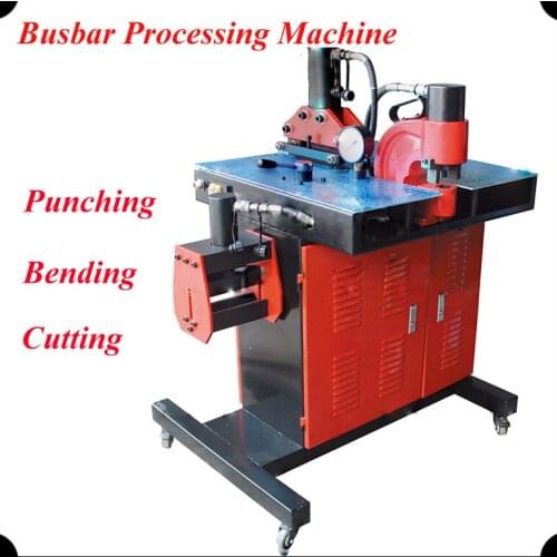 Busbar Processing Machine For Punching Bending And Cutting Function DHY-200 220V
