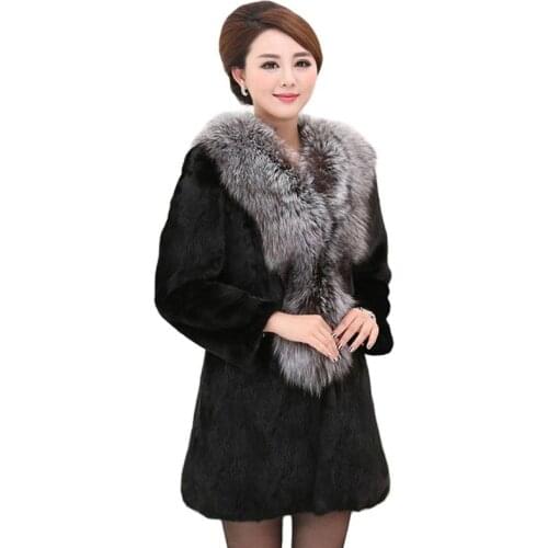 Шубы с воротником SZOLWY China At AliExpress