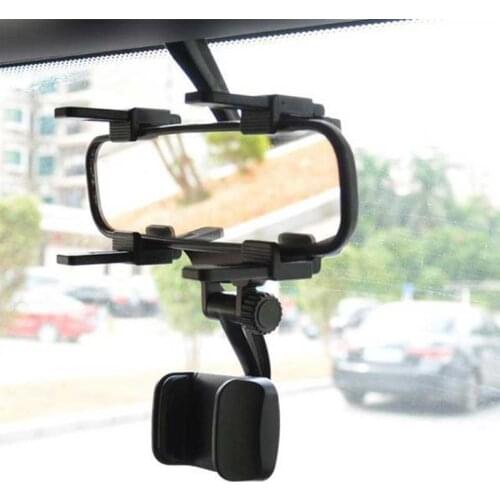 Universal Car Rear View Mirror Mount Cell Phone Holder Bracket Stands For Samsung xiaomi Huawei For iPhone Mobile Phone GPS