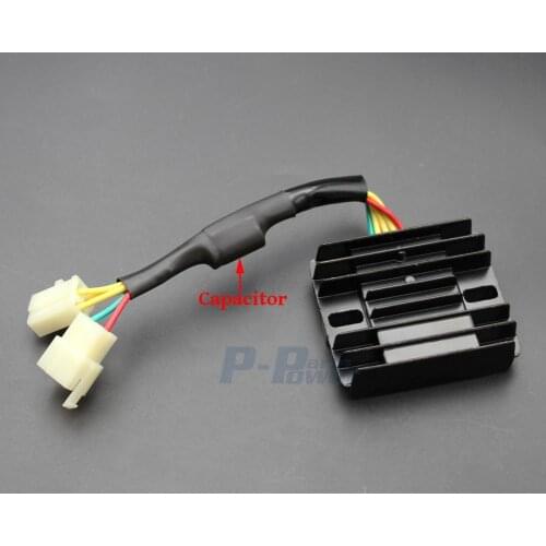 12V 5 Wire Voltage Rectifier Regulator 200cc 250cc 300cc Quad Dirt ATV Bike Buggy Twin Plug Black new